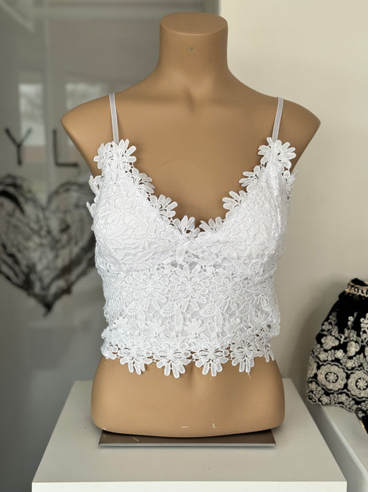 Top lace magritte white