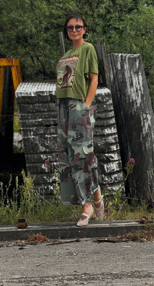 Tee tigre verde