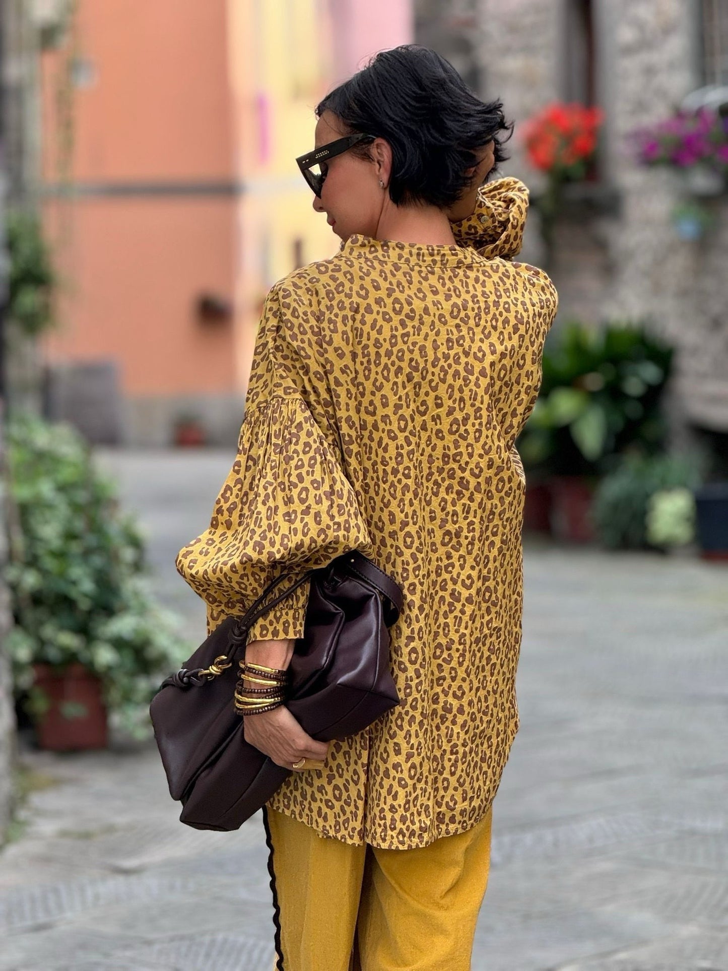 Blouse Lyra leo mustard