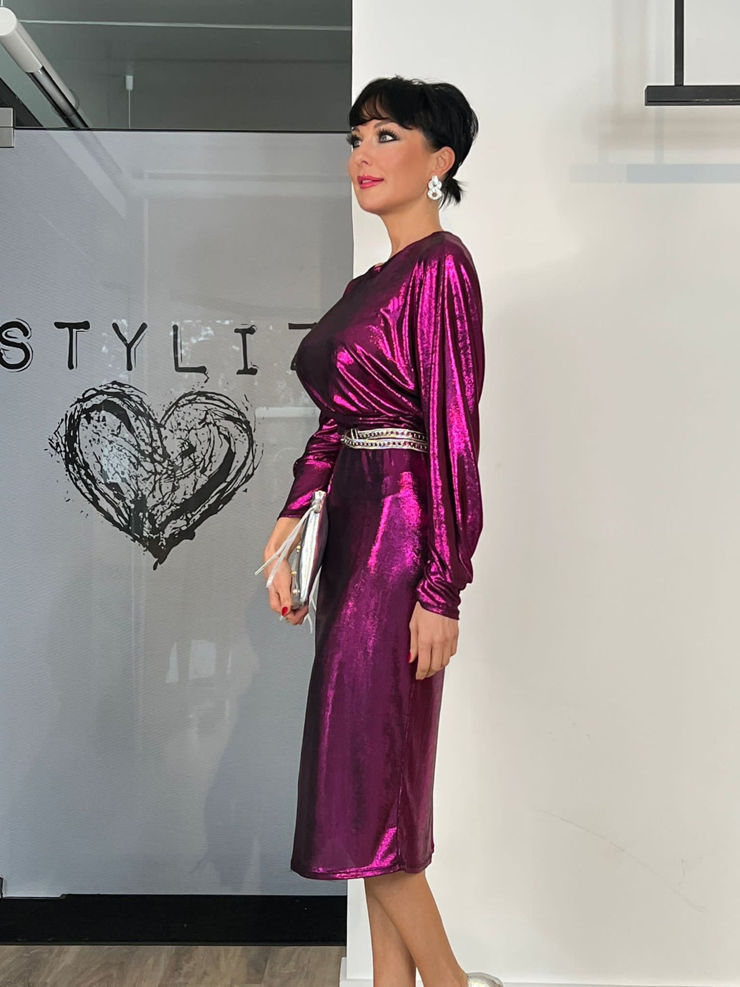Dress Meredith fuchsia