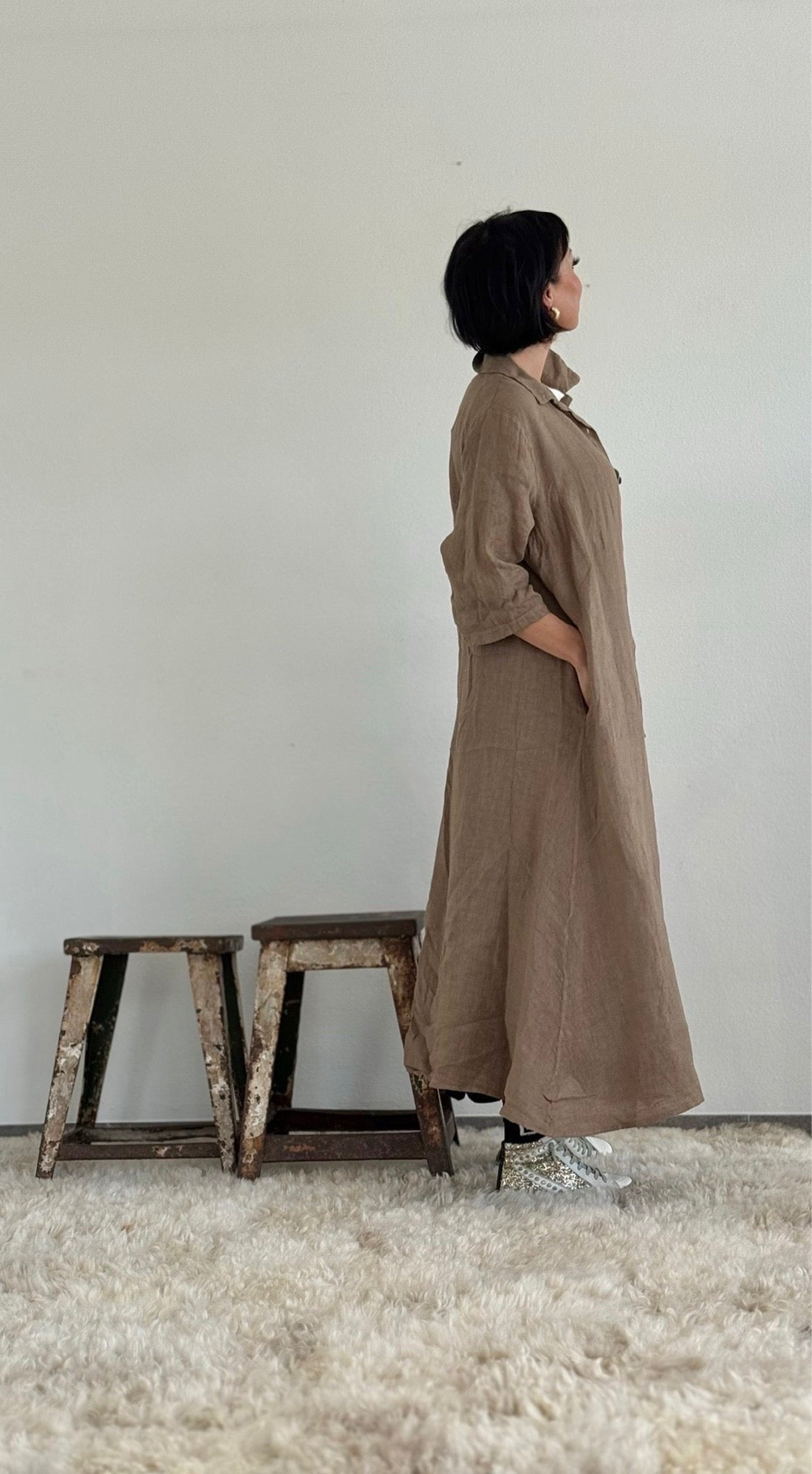 Robe/chemisier Ina camel