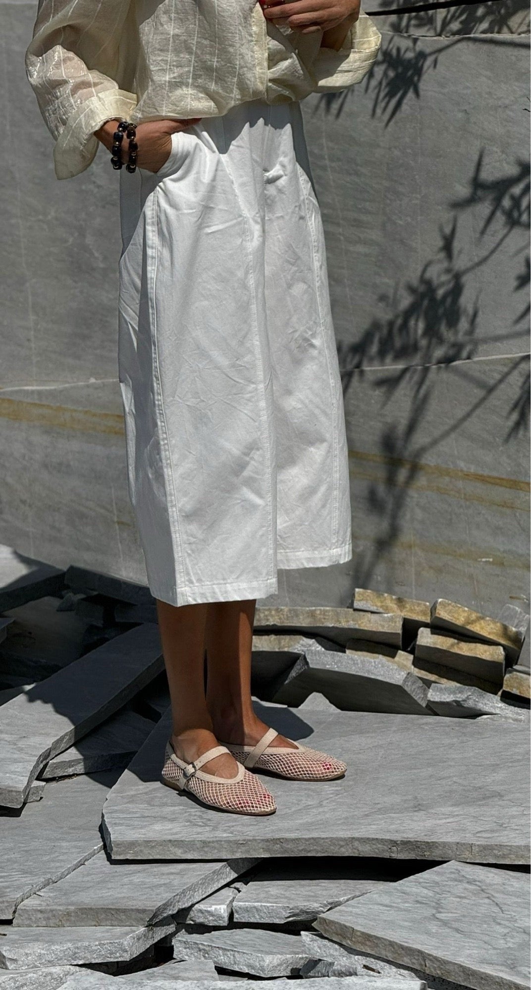 Pants capri white
