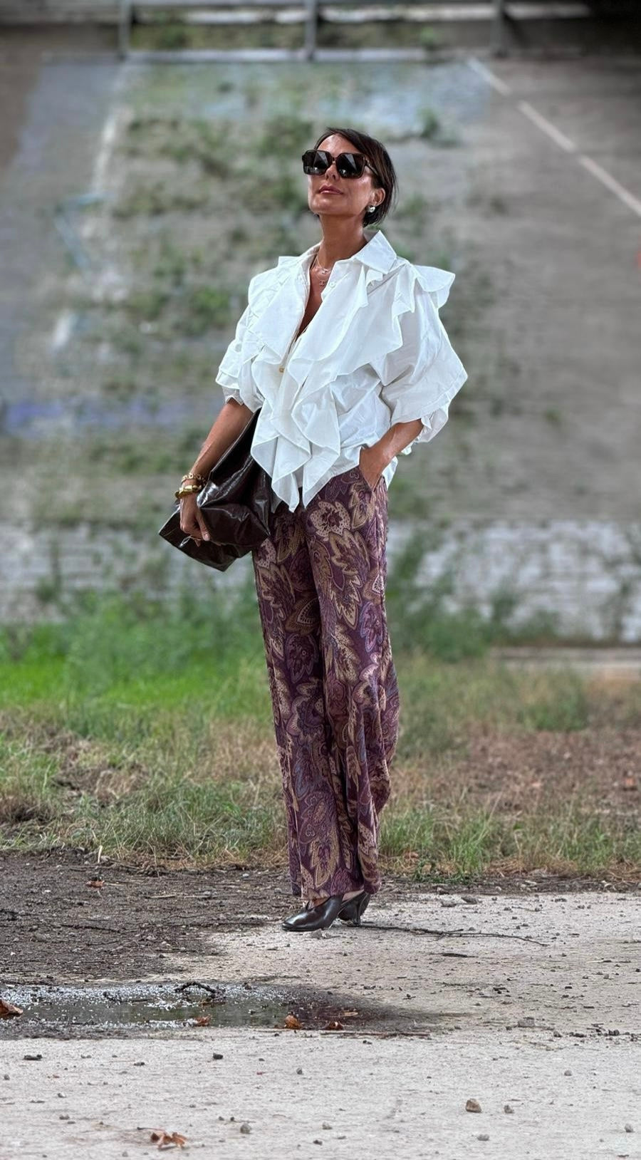 Blouse Leona frule white
