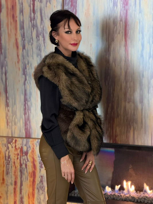 Jacket Giulia faux fur