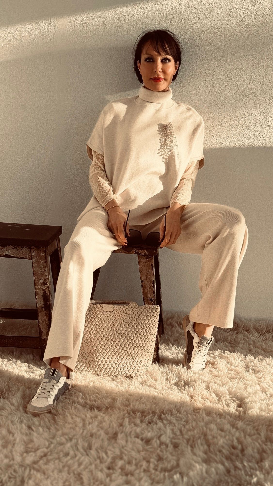 Set blossom jersey ivory - pre order -