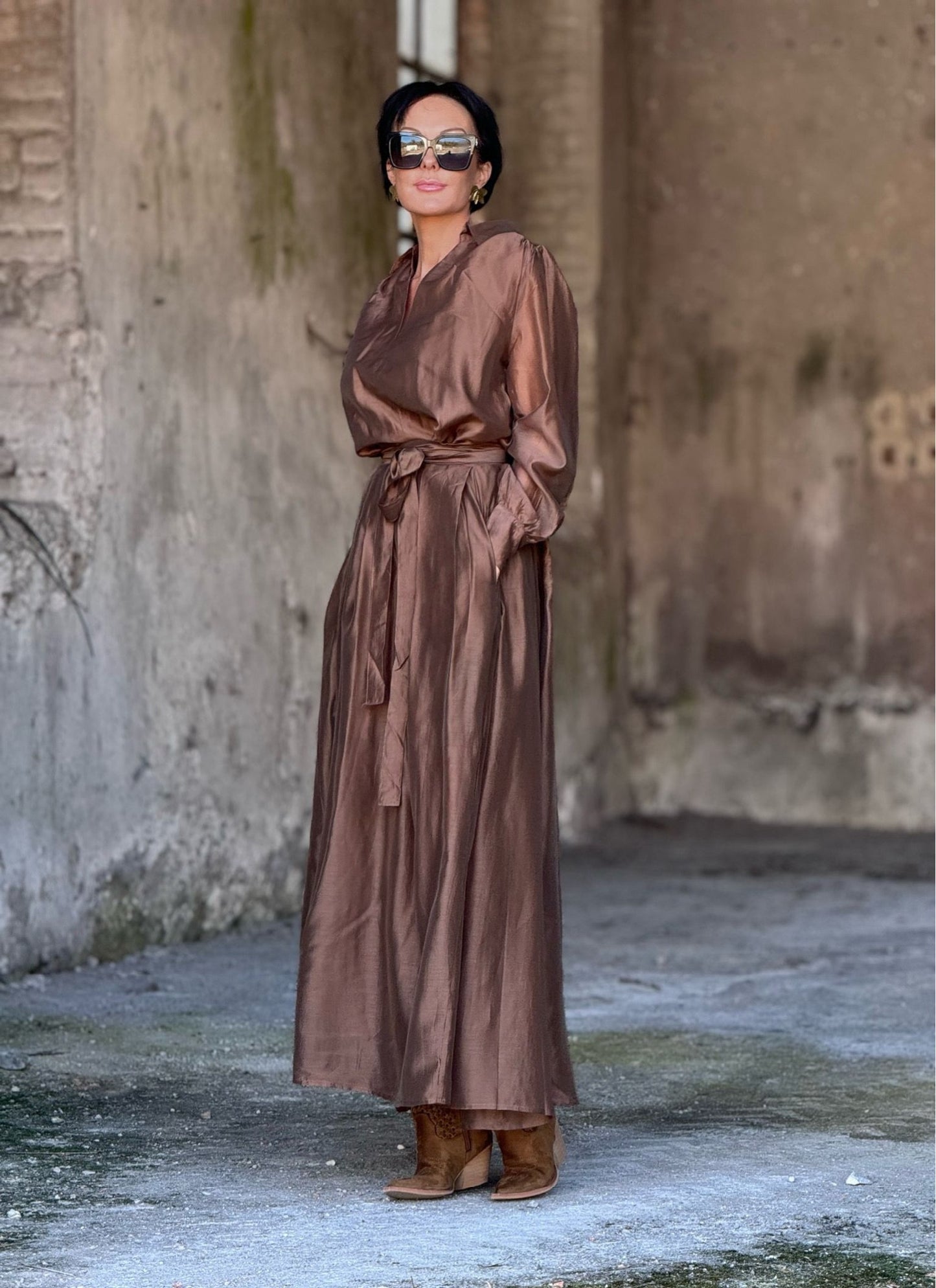 Skirt desert brown