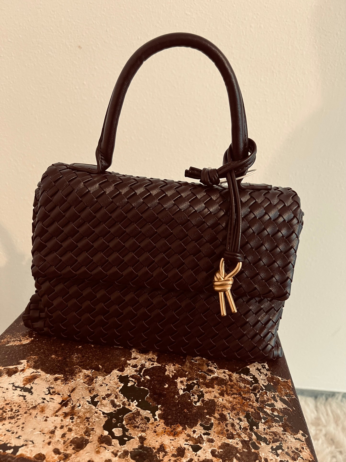 Bag woven La dame brown