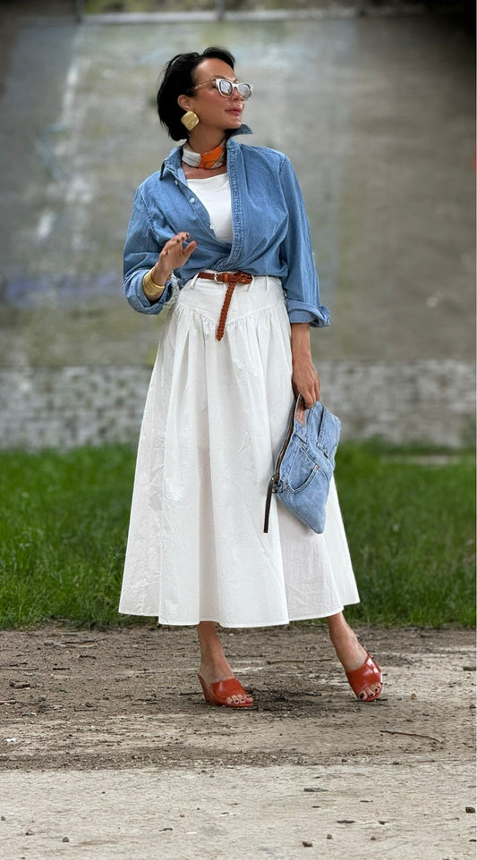 Skirt Marie cotton + belt