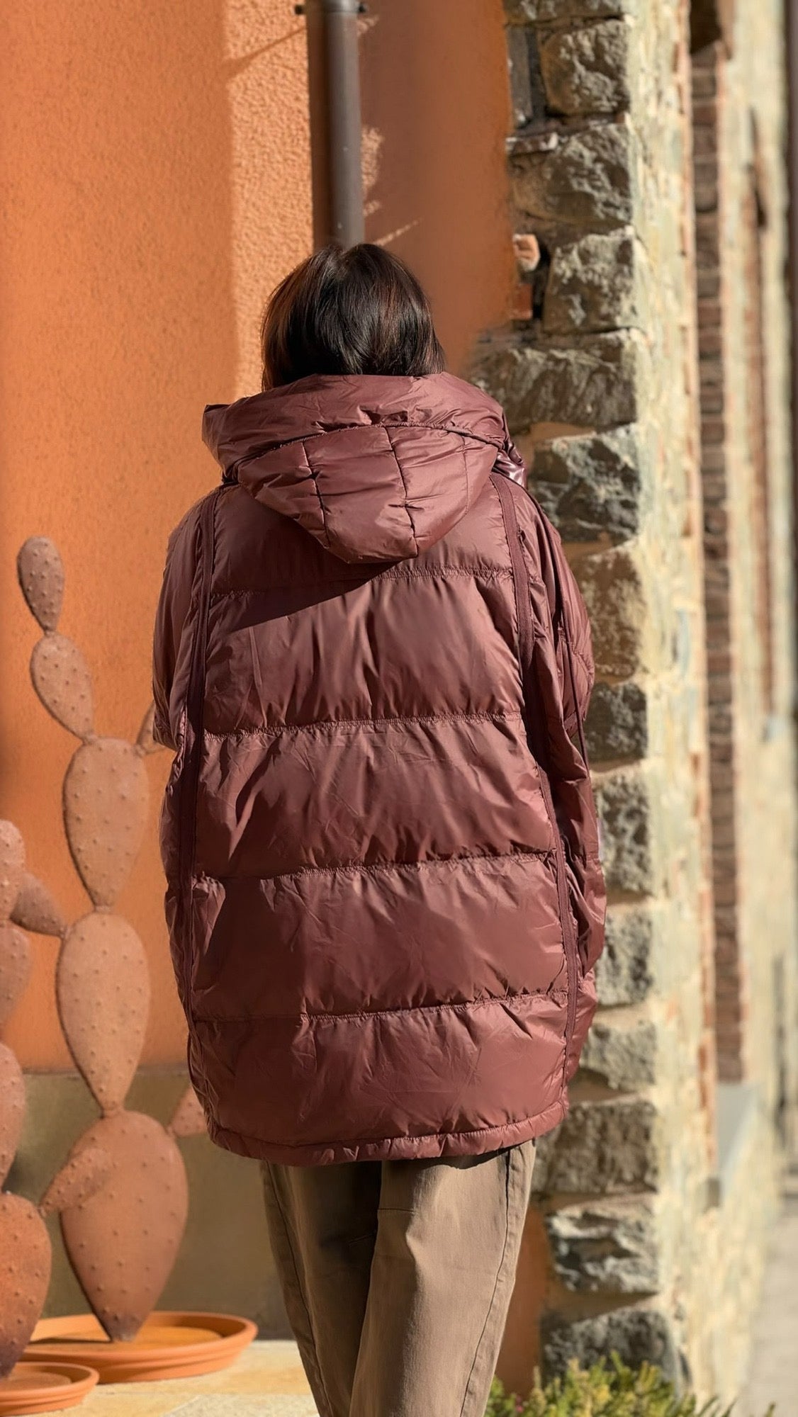 Coat duck choco