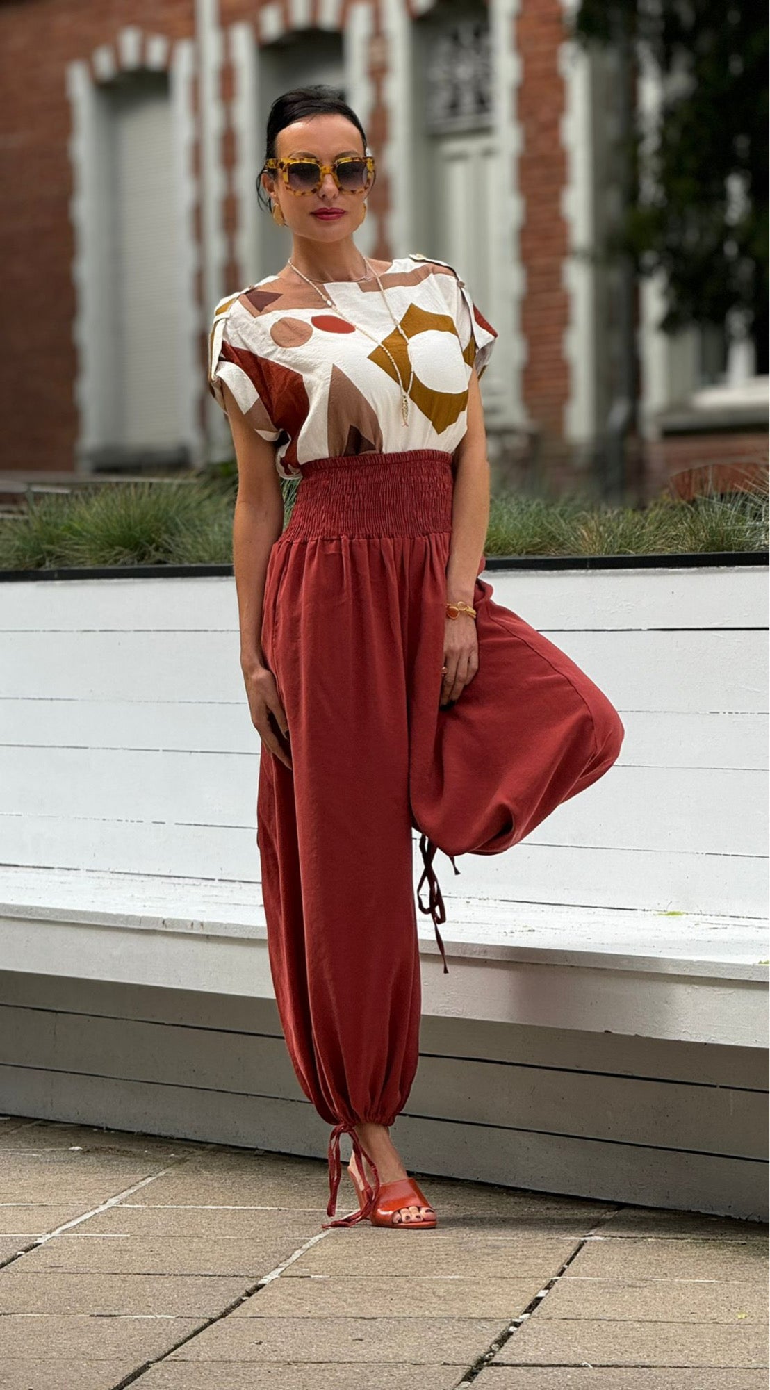Blouse cuba printed
