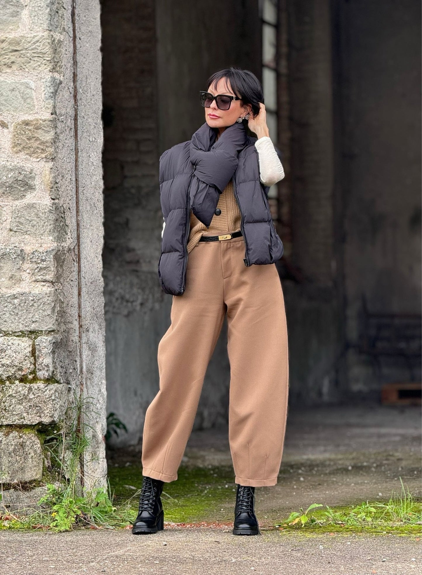 Puffer + scarf Rachel