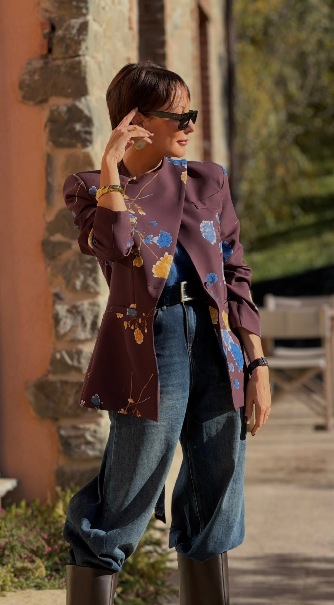 Blazer vabbé flowered