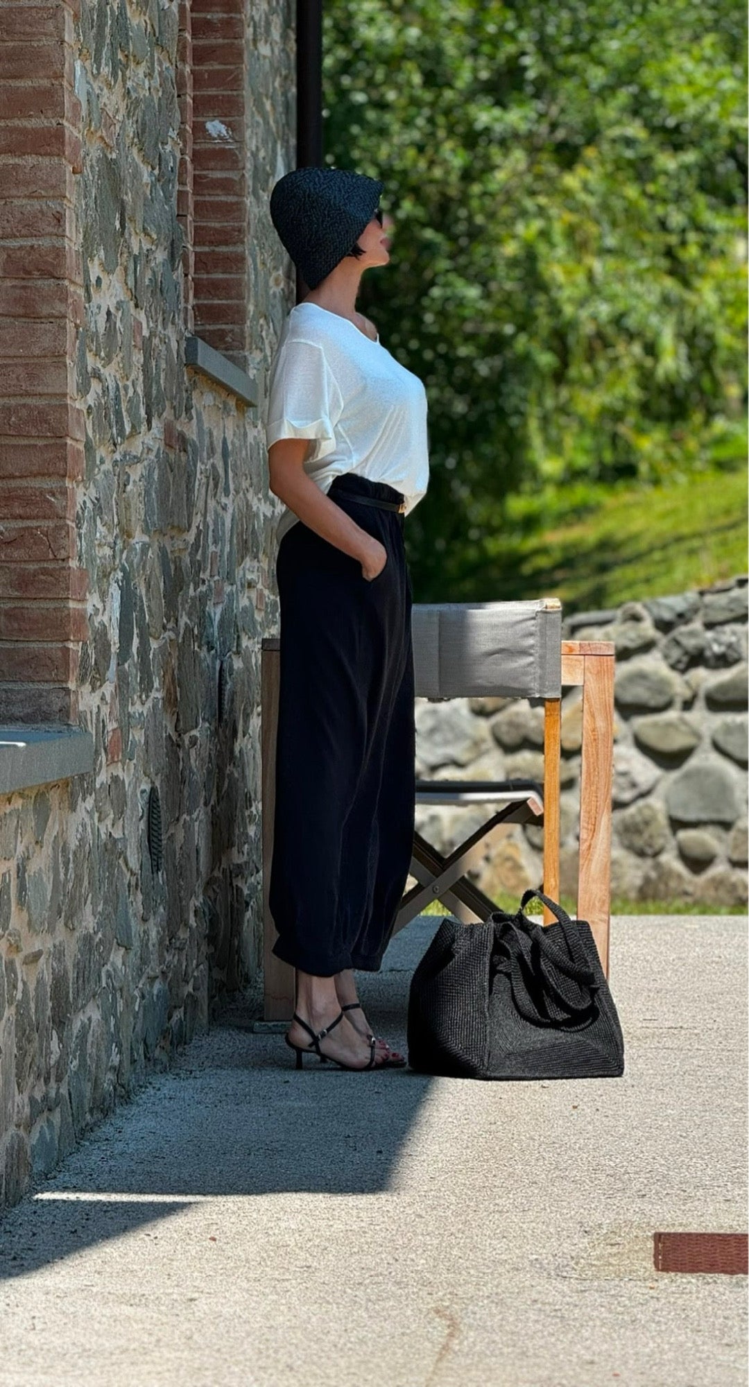 Pants Anna elastic black