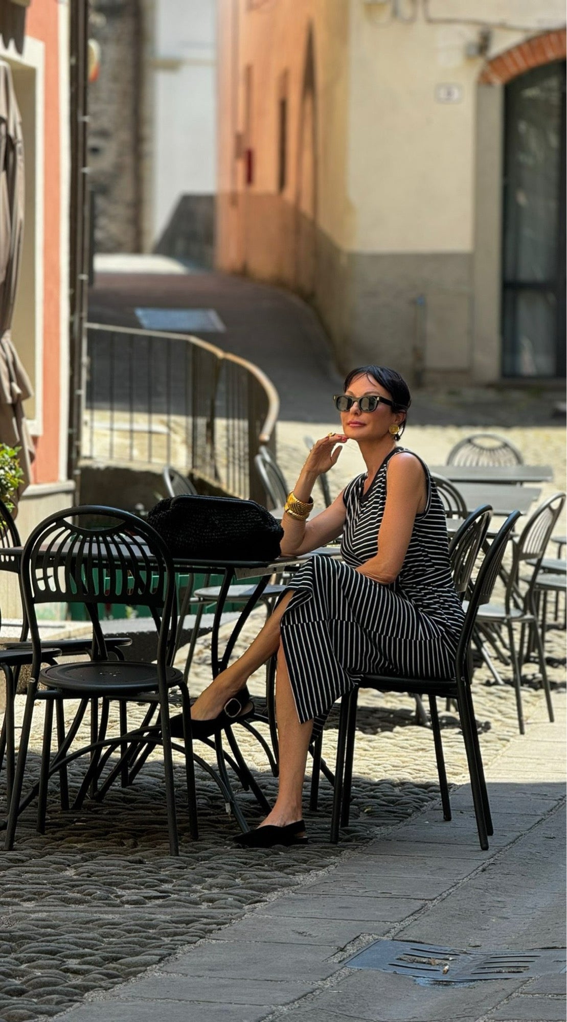 Dress Cecile striped