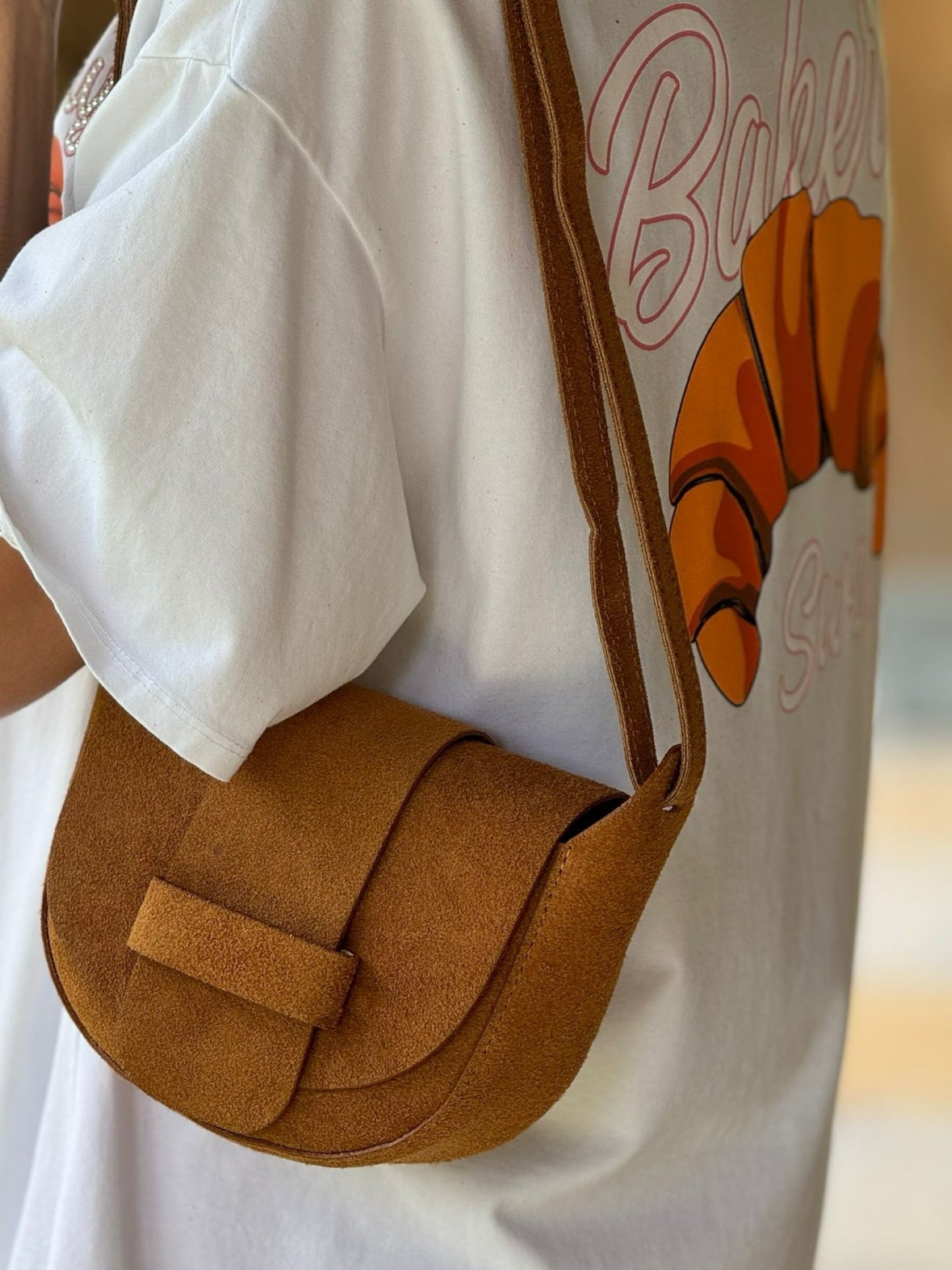 Tee Croissant white
