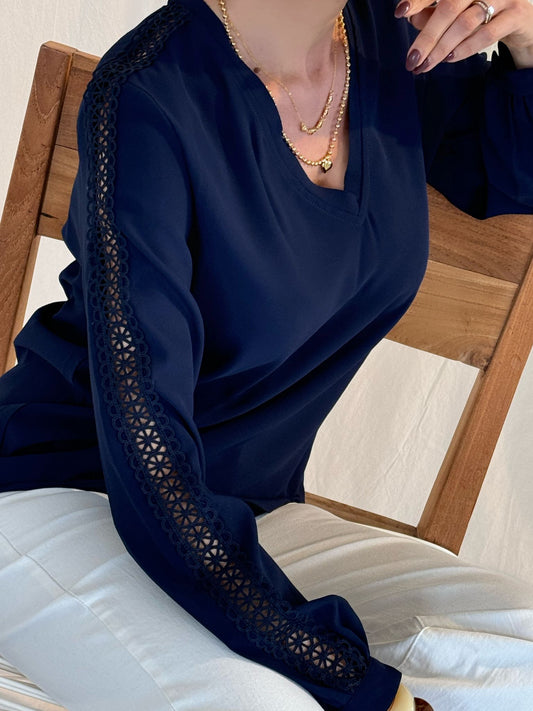 Blouse Siena blue