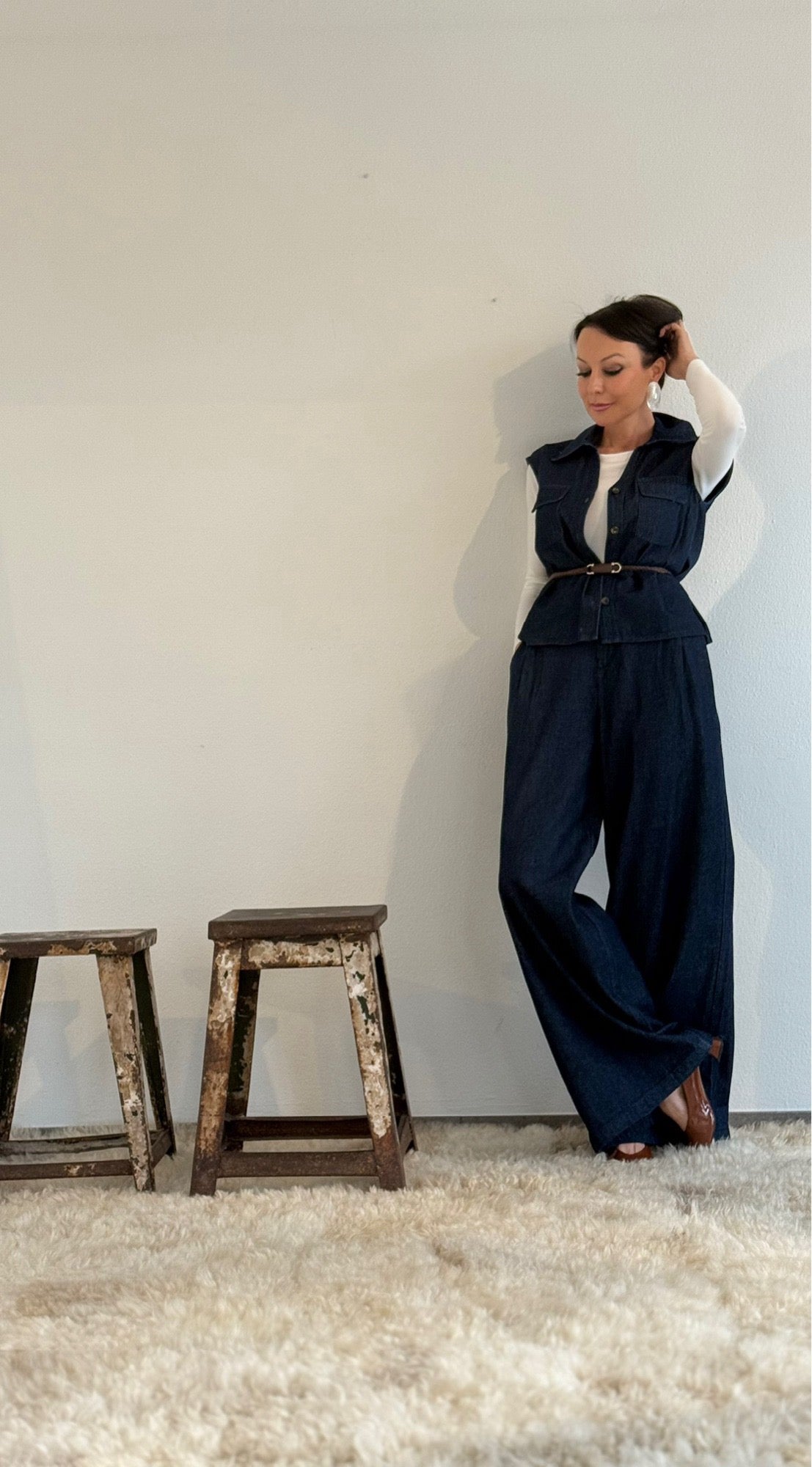 Jacket Jill + belt jeans