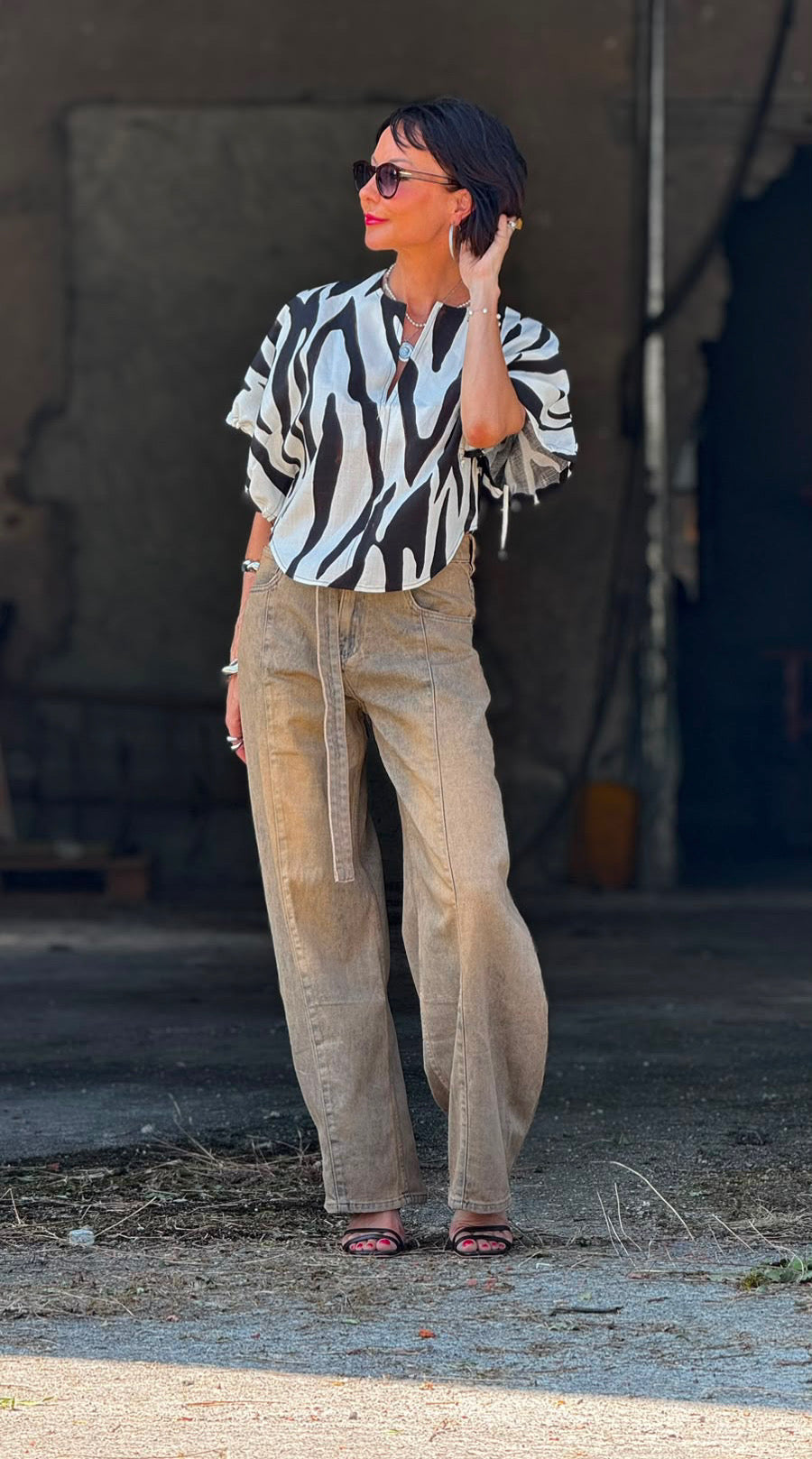 Zebra blouse