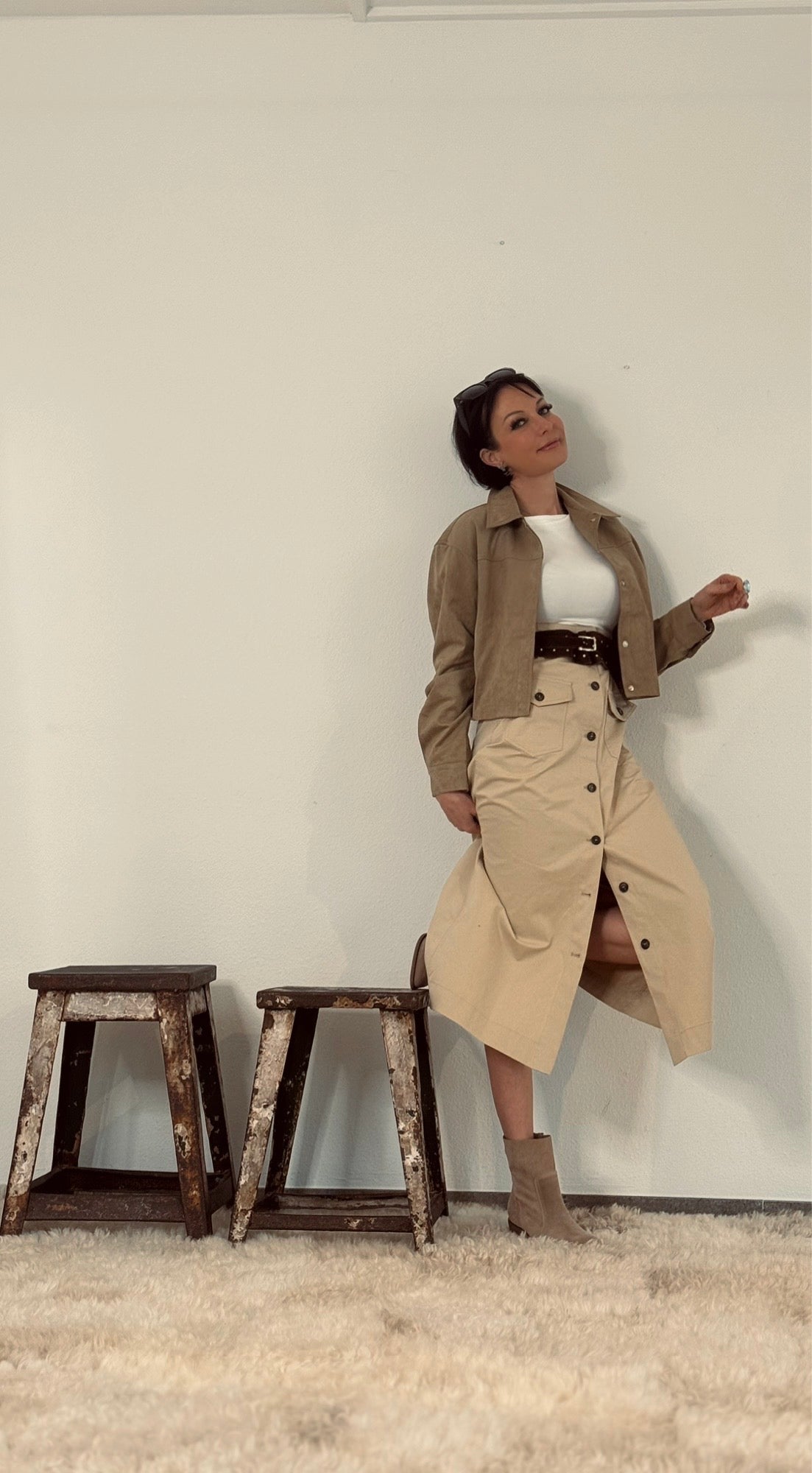 Skirt Jill bottom camel