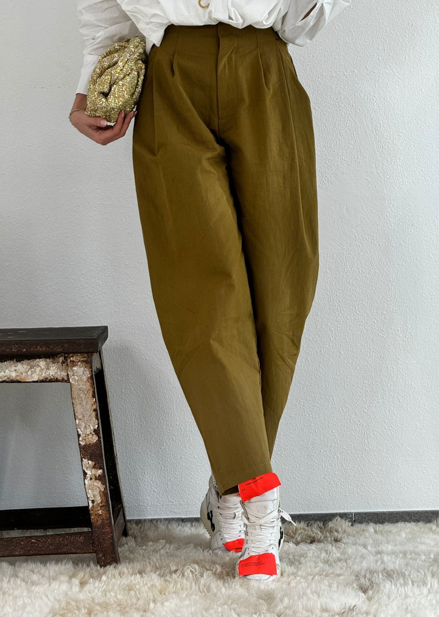 Pants Winona balloon verde