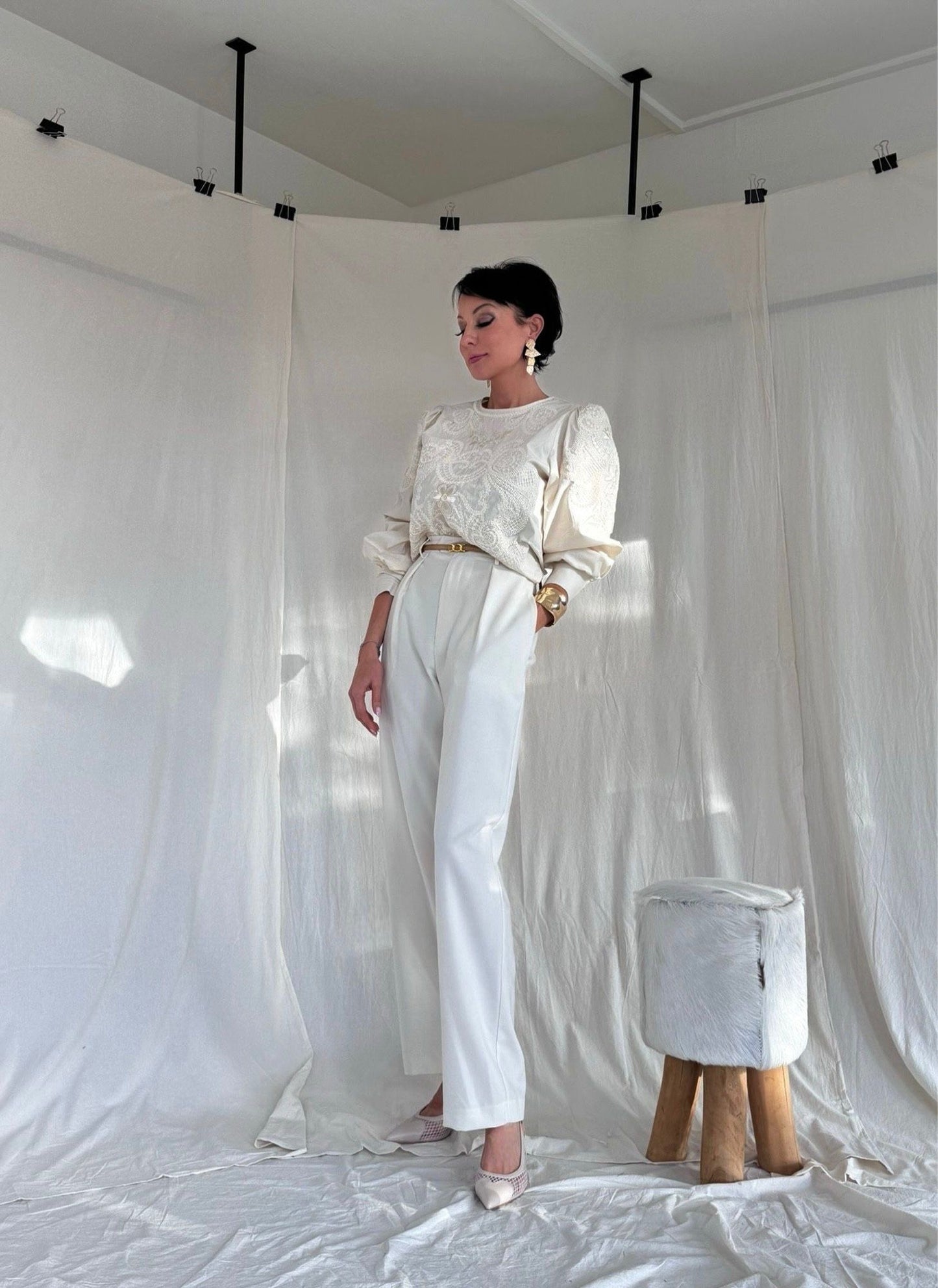 Pants Billie cream