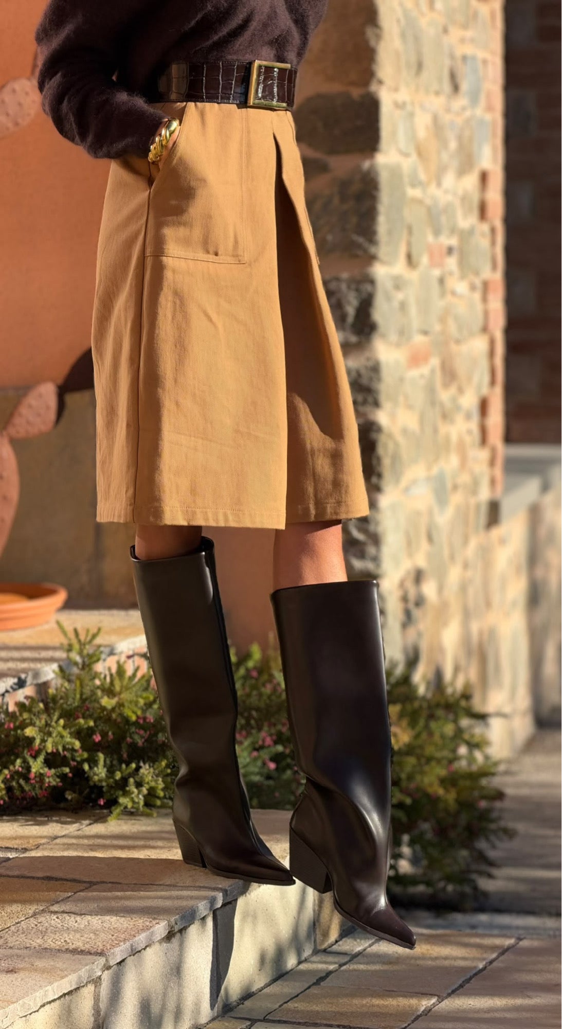 Skirt Mila camel