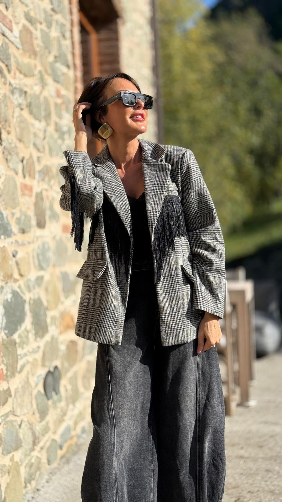 Blazer Celia fringes