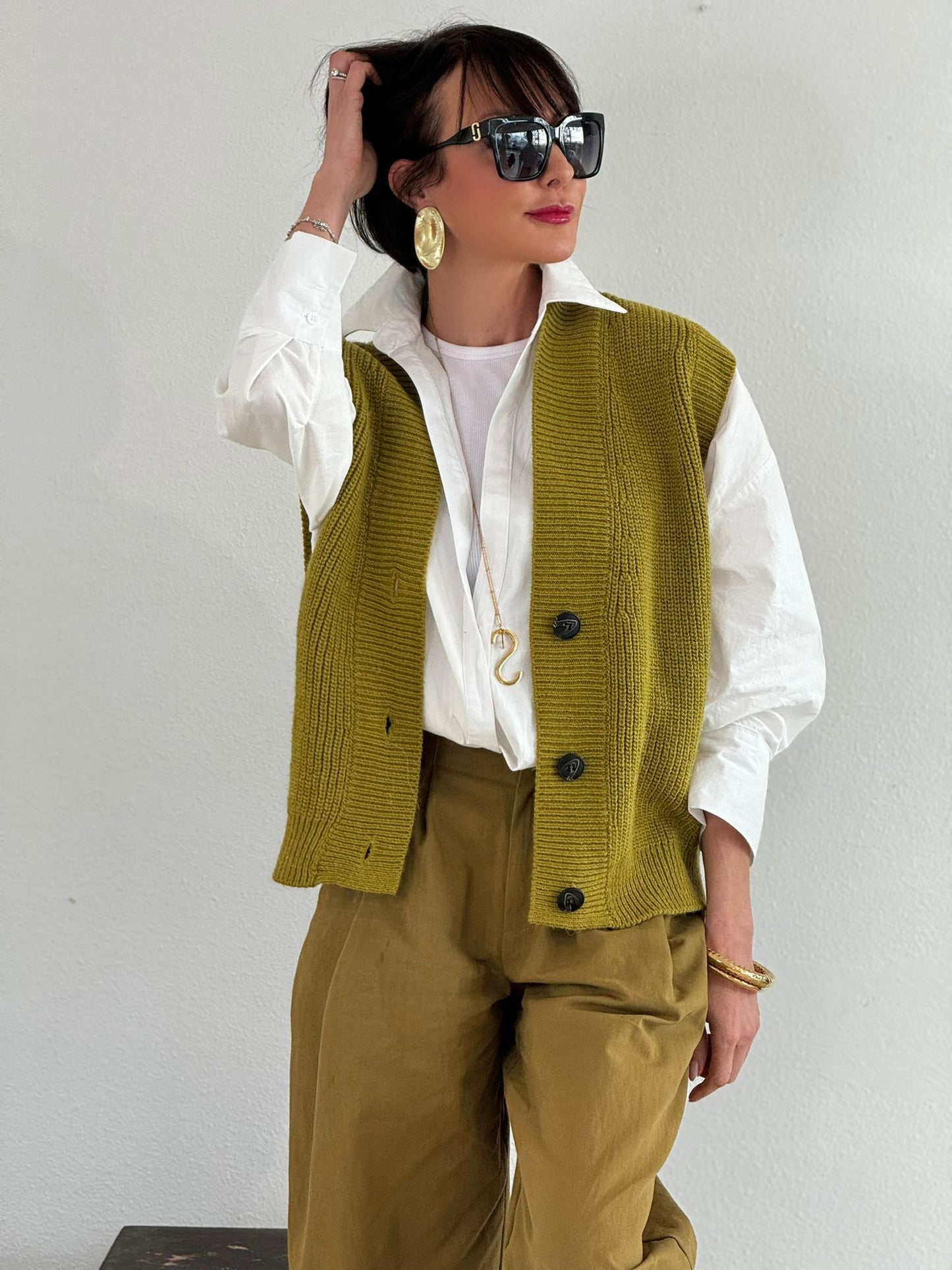 Cardigan Winona verde