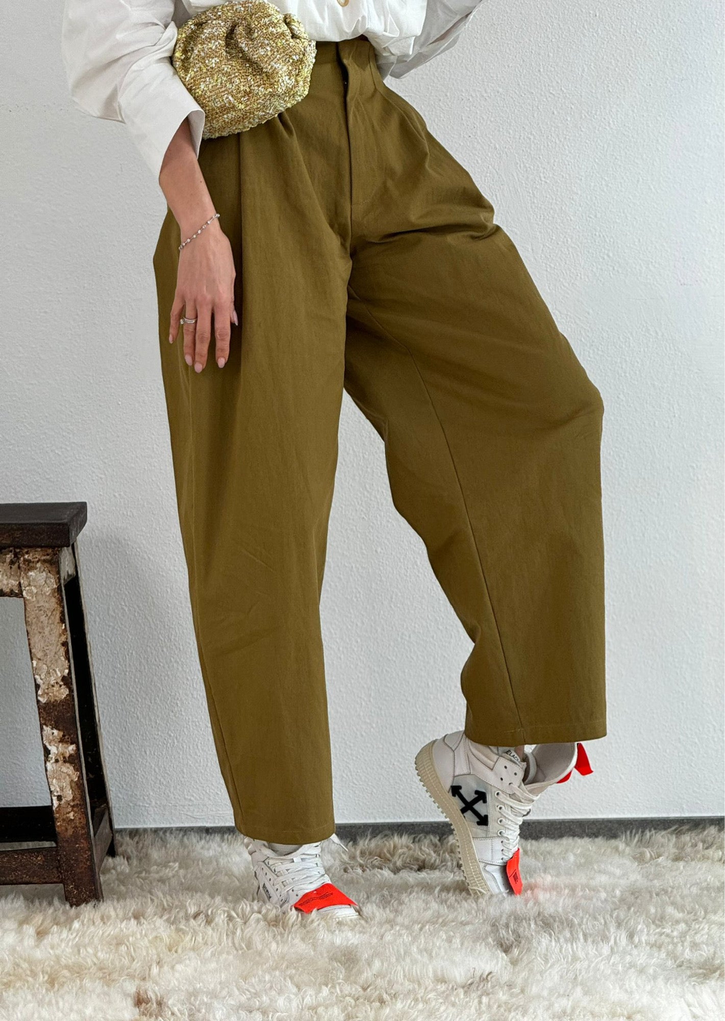 Pants Winona balloon verde