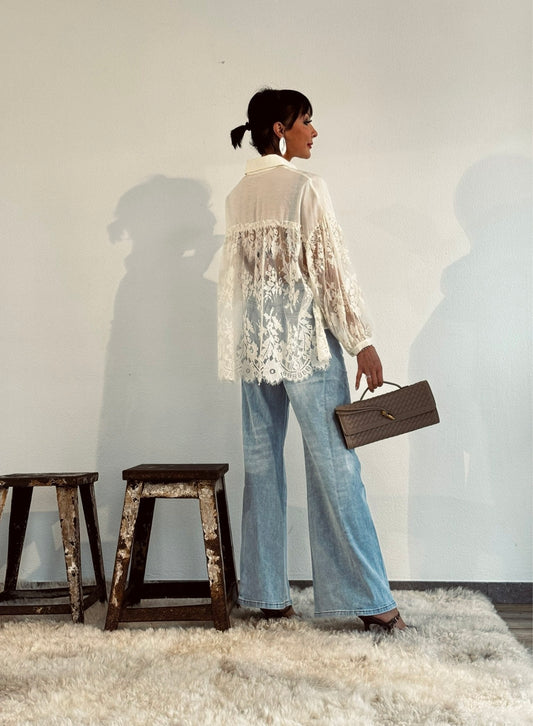 Blouse Suzy lace arm