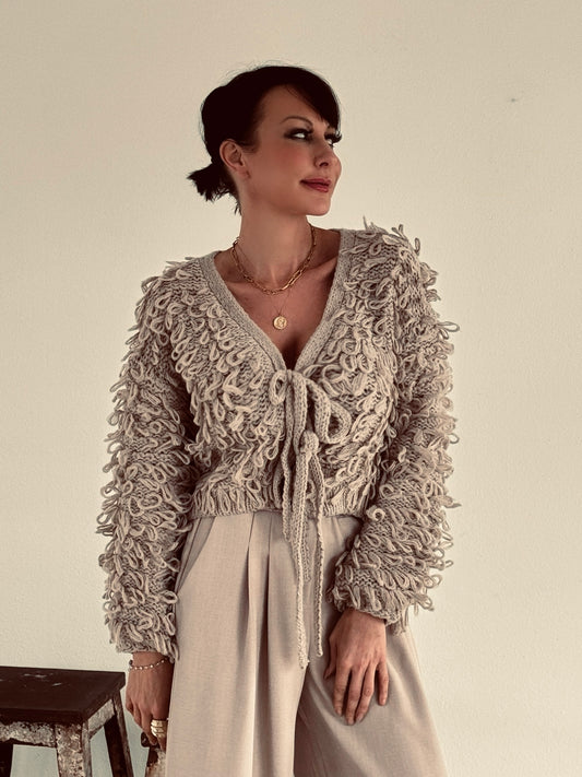 Cardigan sunny sand