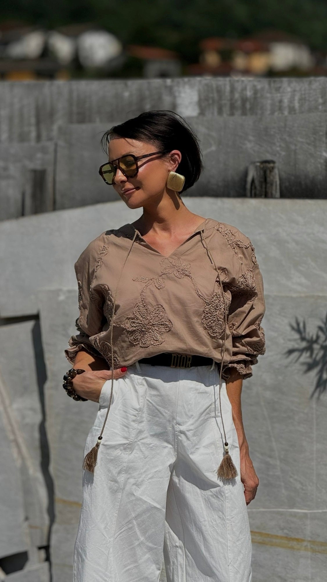 Blouse Claire crinkles