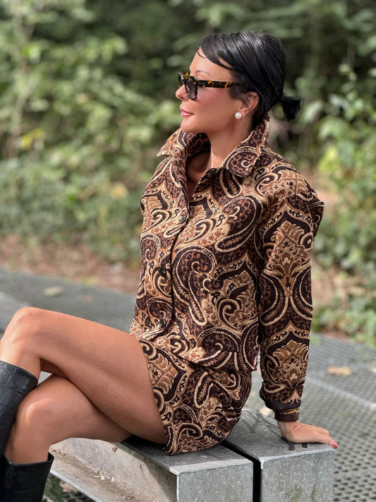 Jacket Scarlett choco (enkel L)