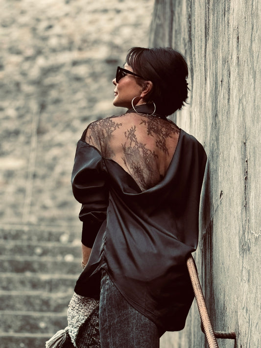 Blouse Grace lace black