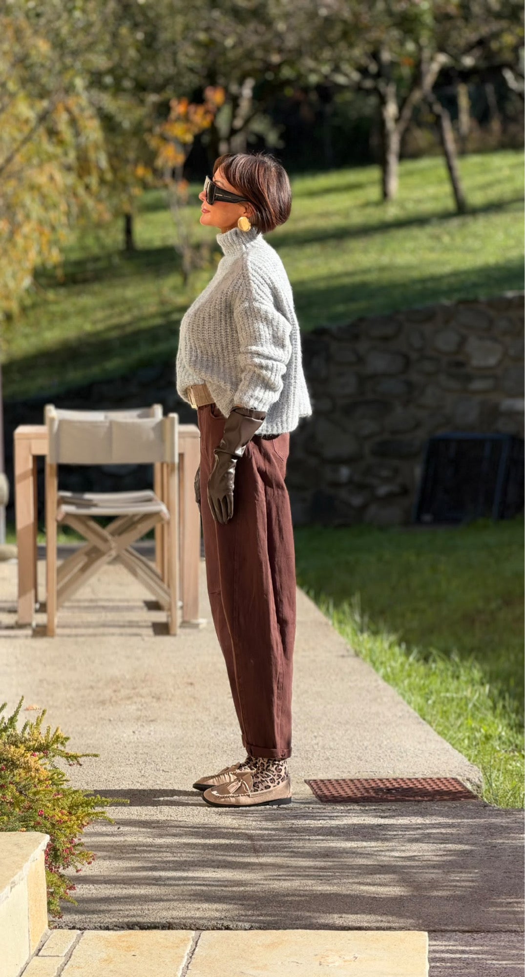 Pants Odette choco