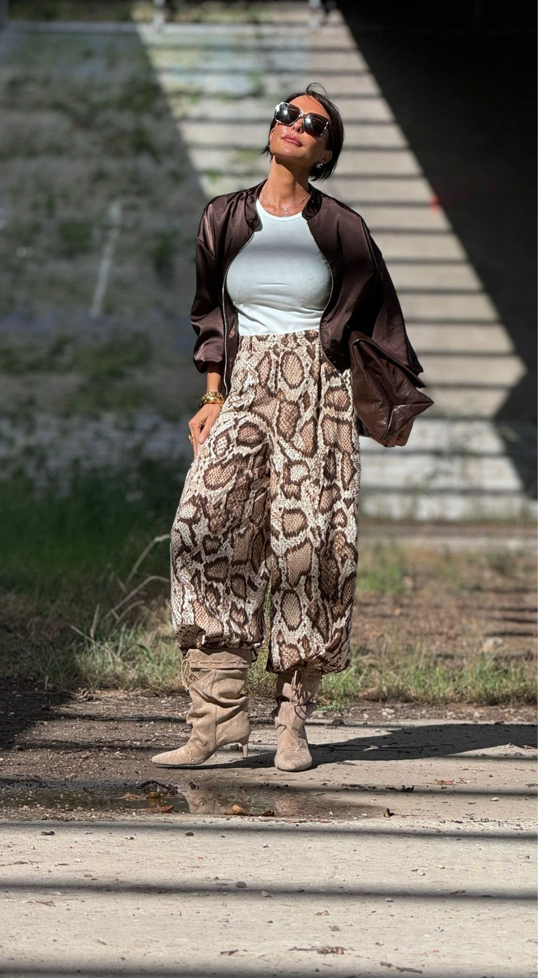 Pants Leona python