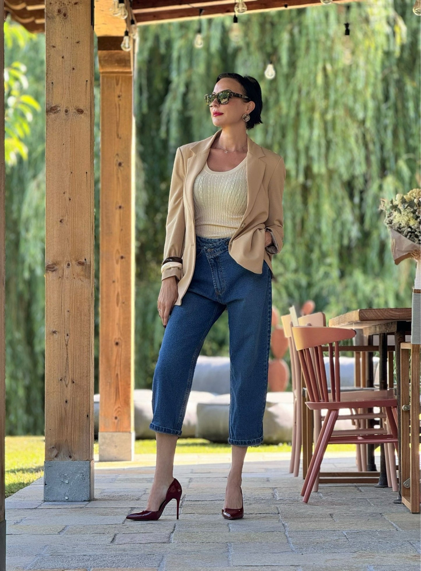 Blazer Automne Camel