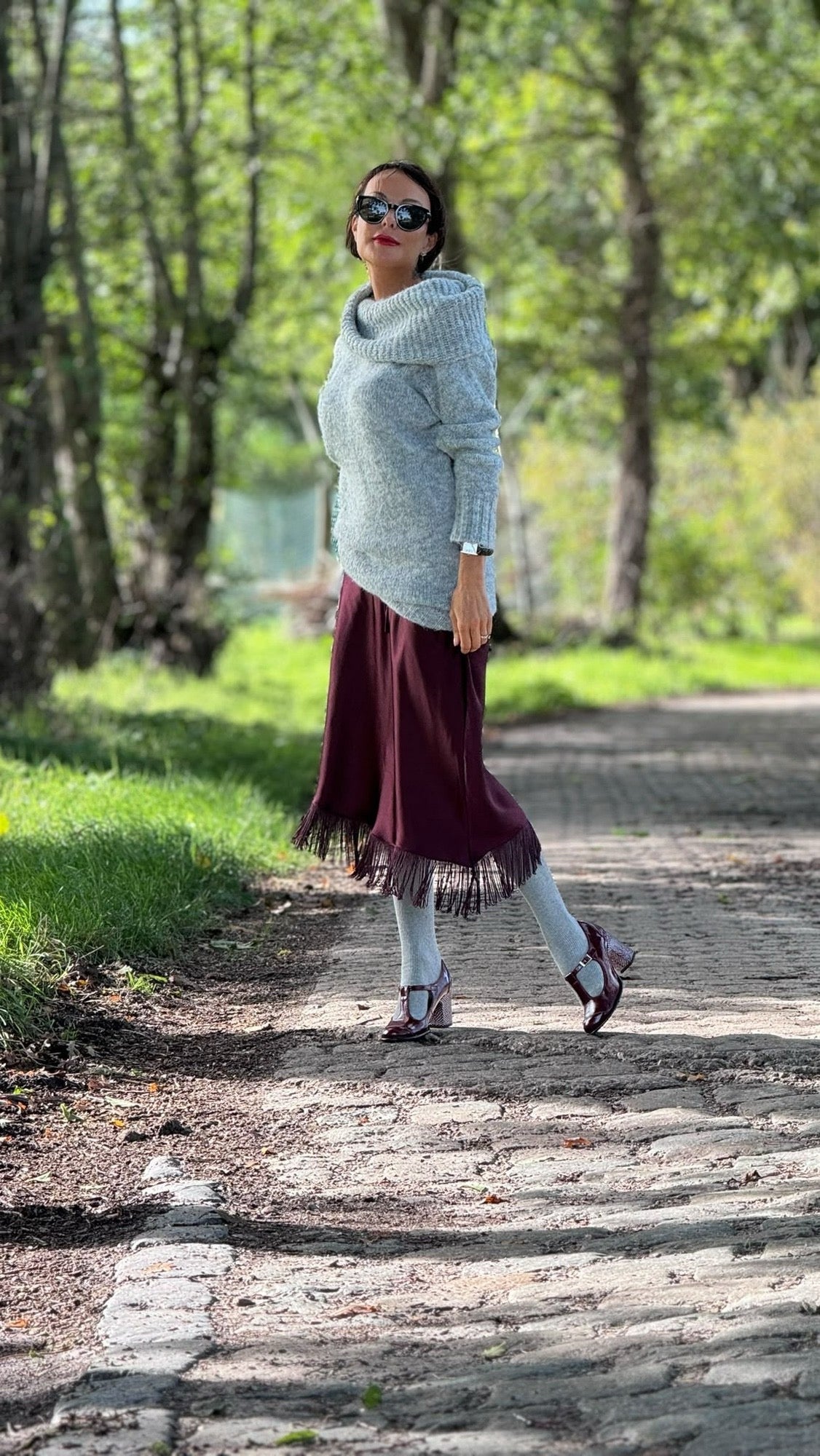 Dress pull Carlotta grey
