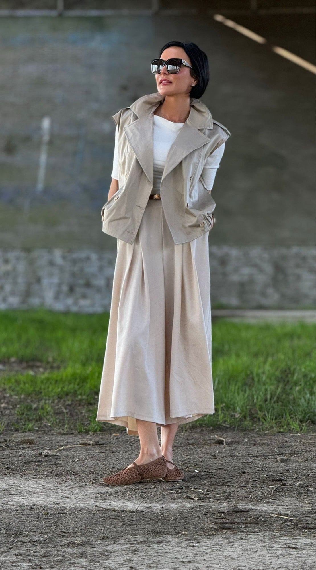 Pantalon Billie sable