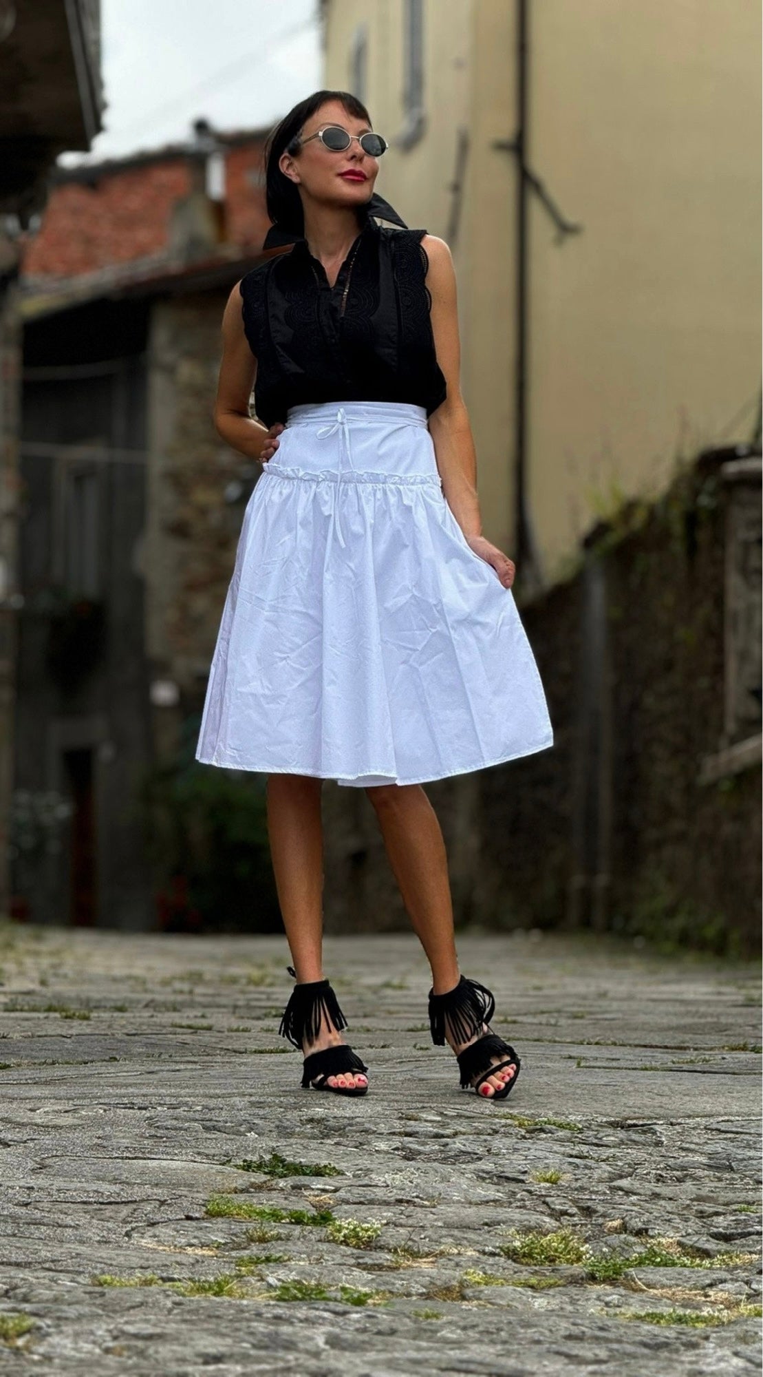 Skirt Ruby white