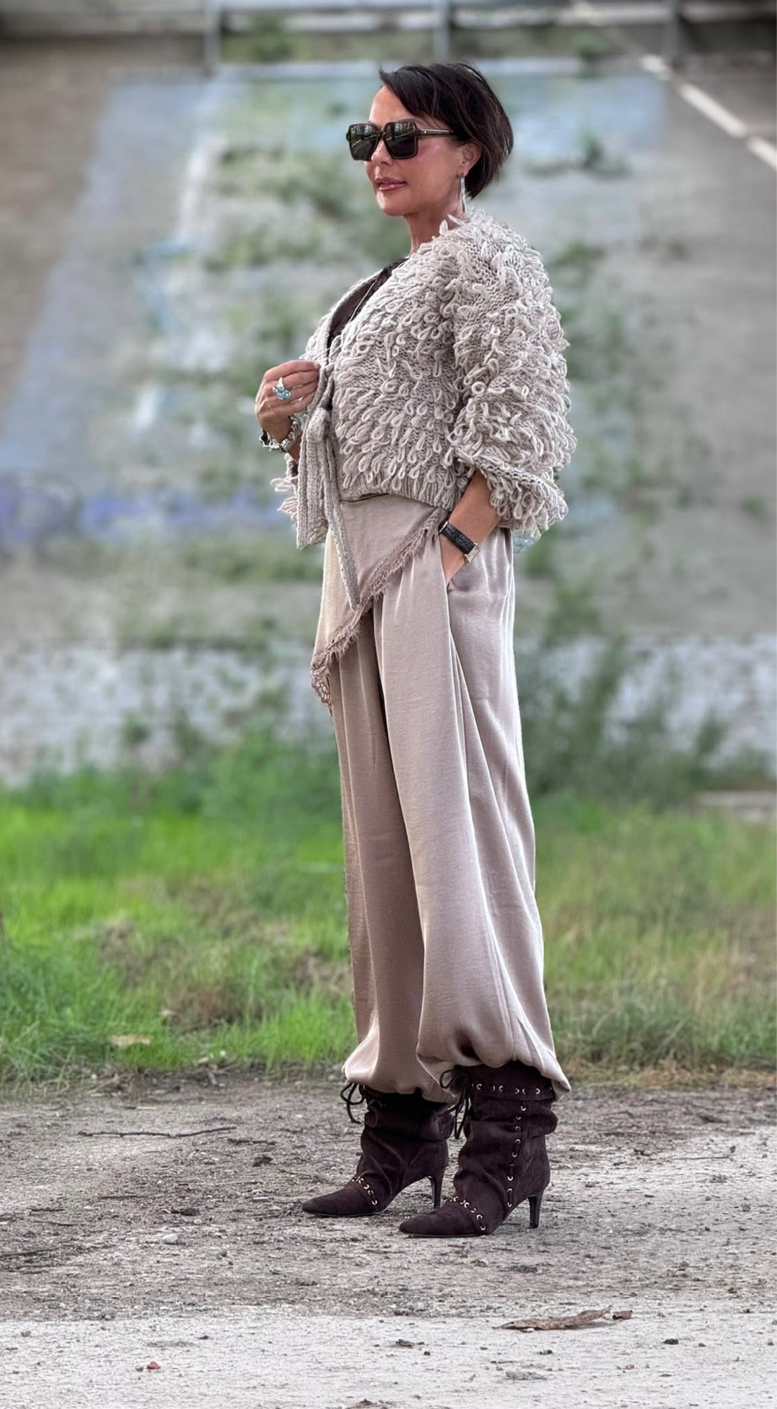 Pants Donna sand