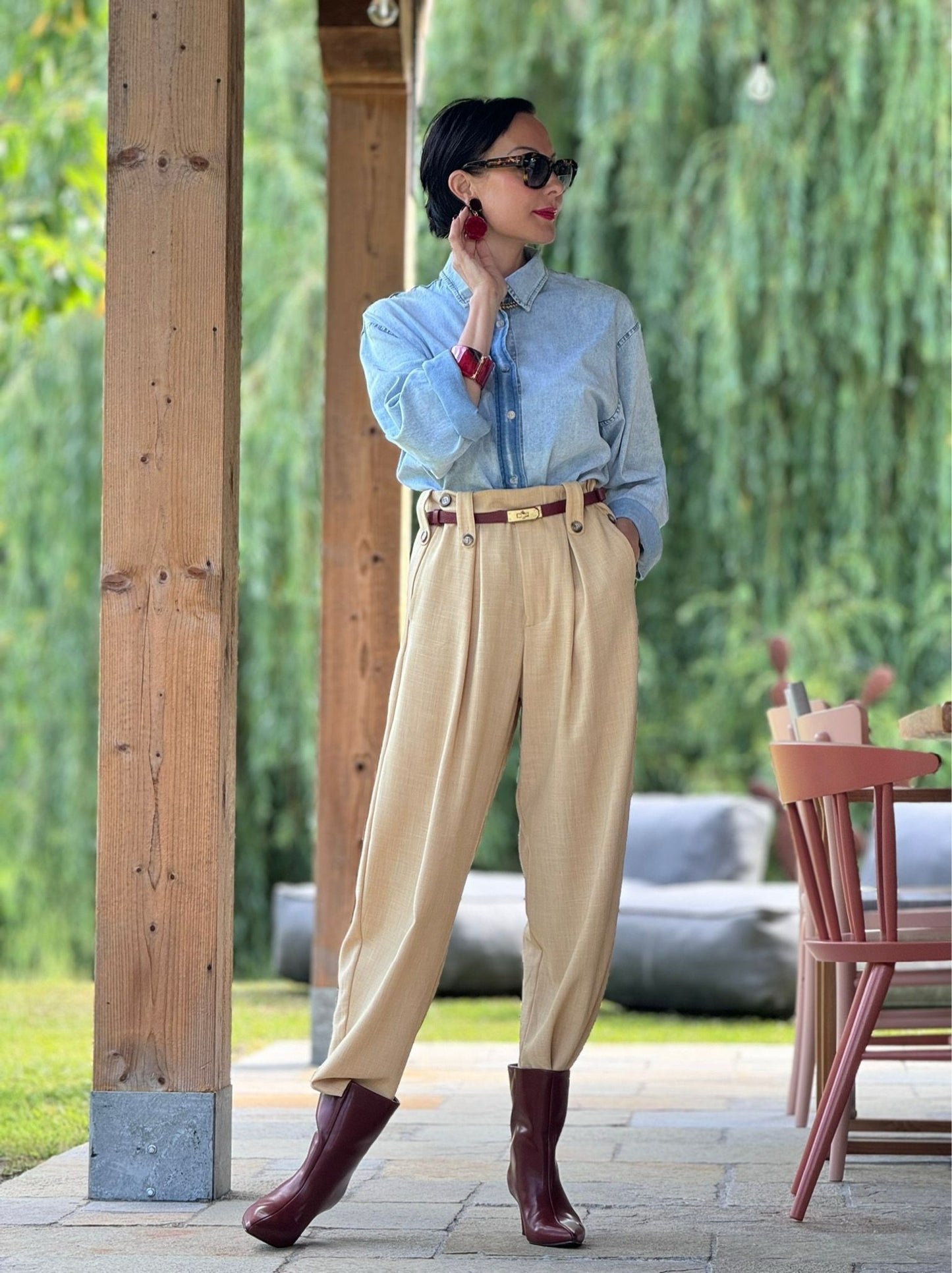 Pants Harvest camello