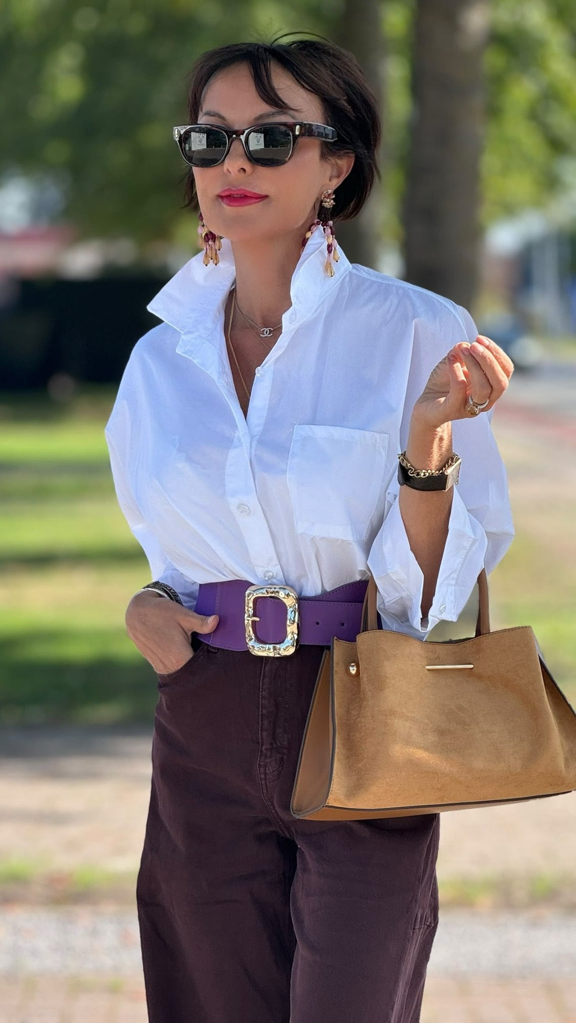 Belt Hobo purple