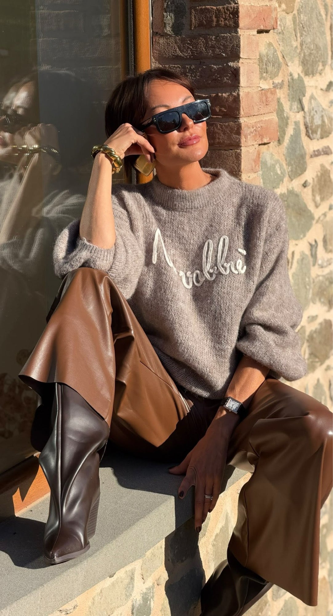 Pants vabbé ll camel
