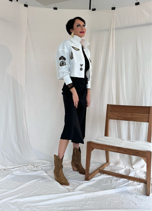 Blouse Airborn short white