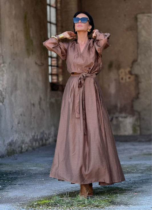 Skirt desert brown