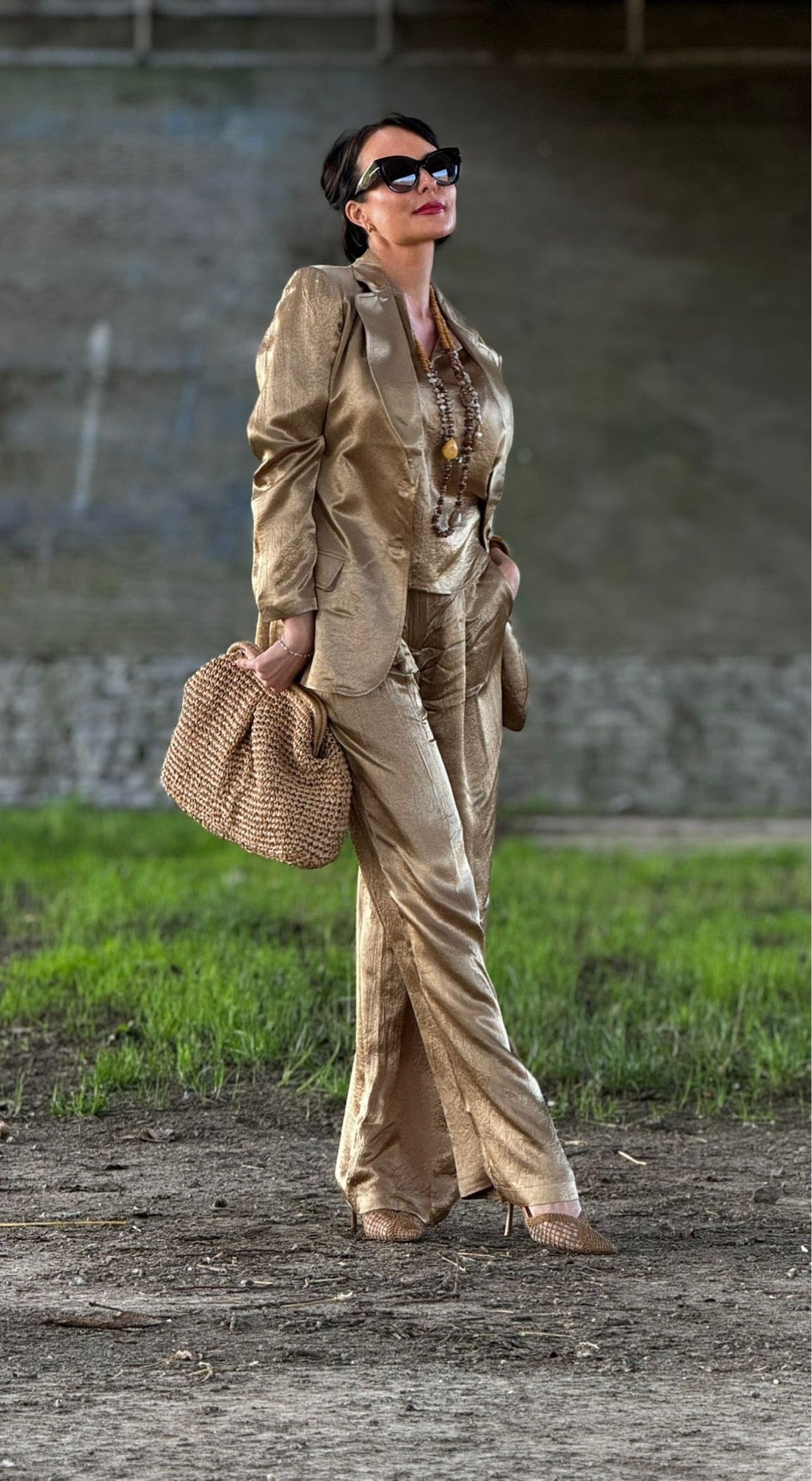 Blazer Virginie gold