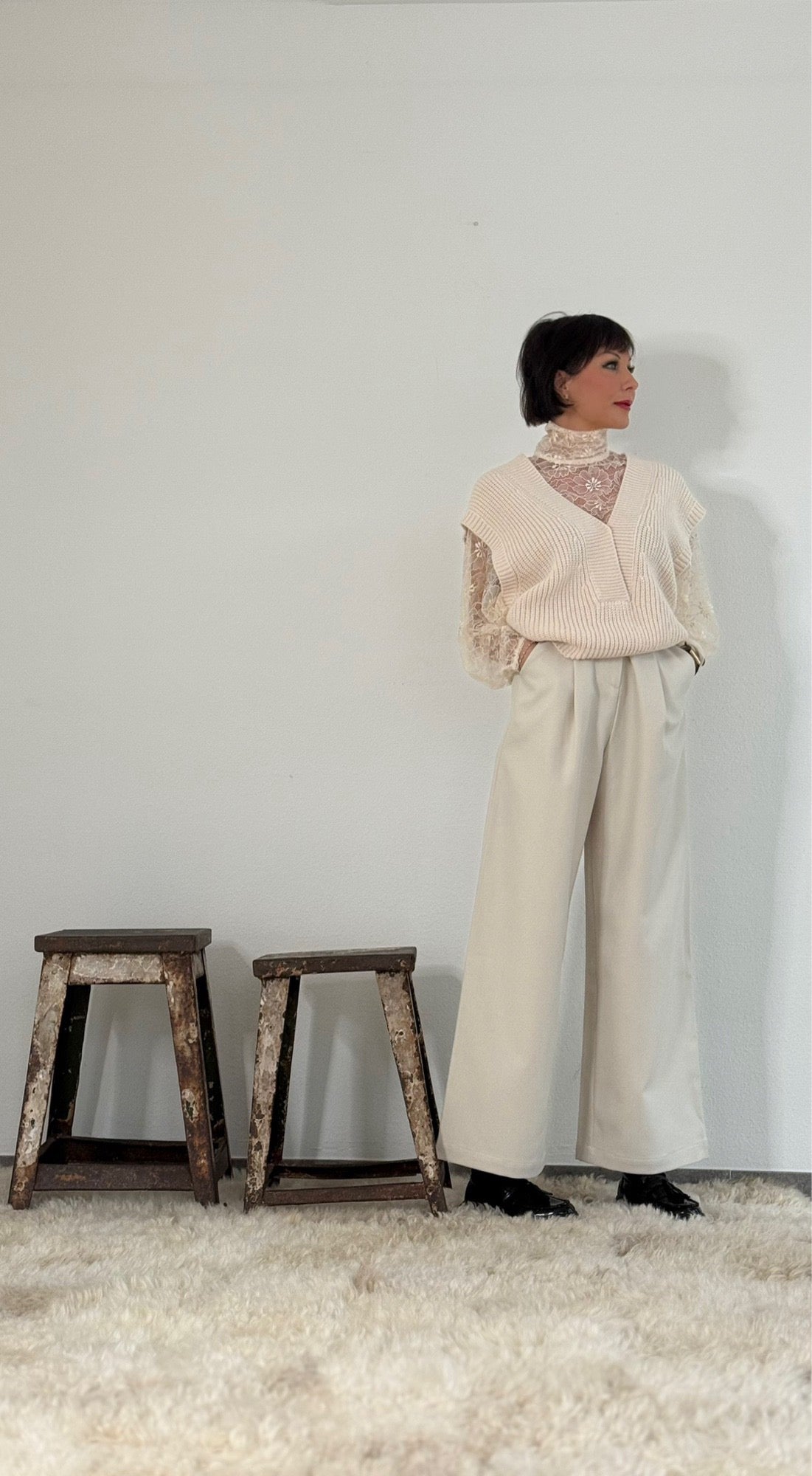 Top Justine collar cream