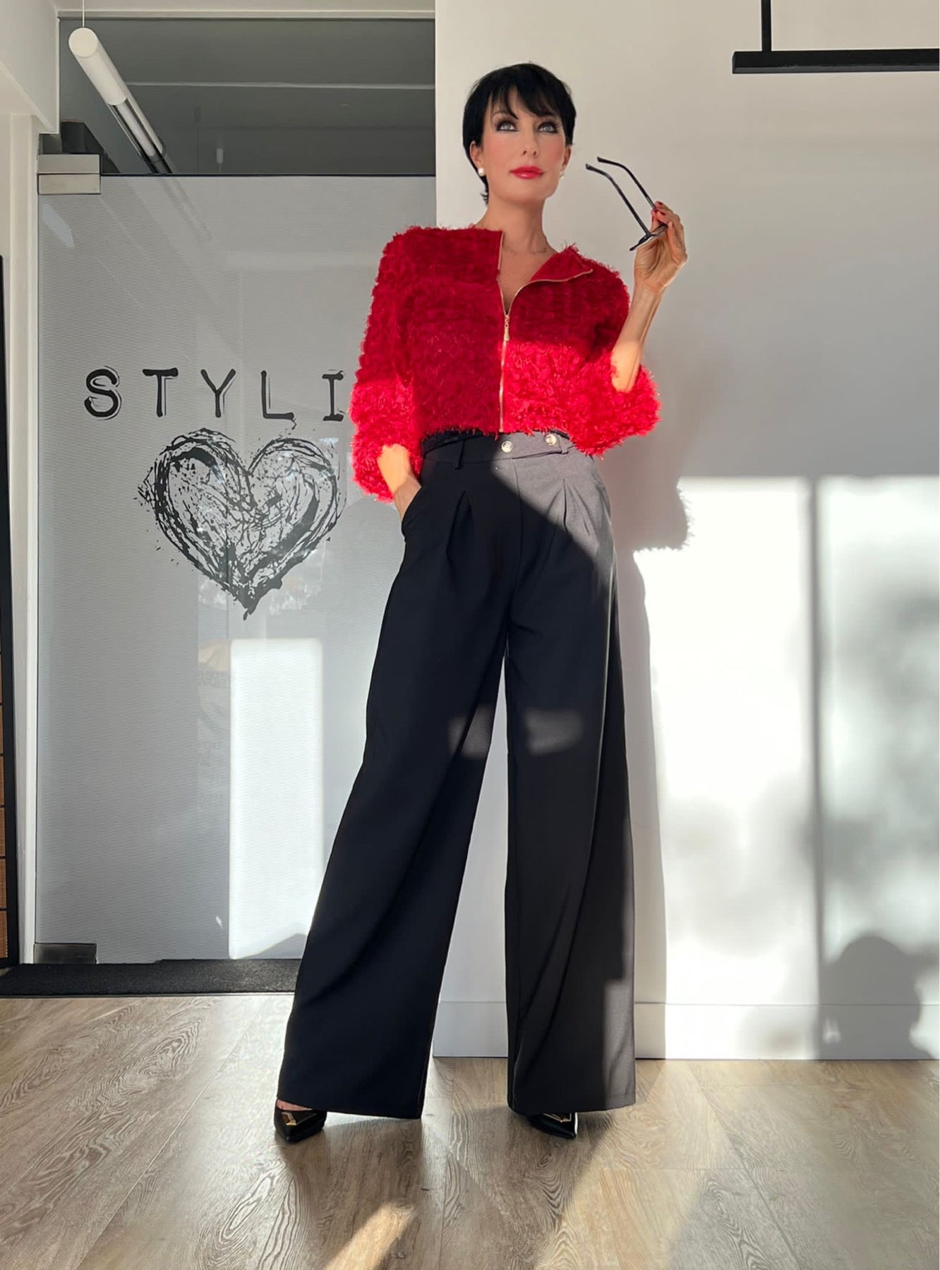 Pants plain SAIPH black