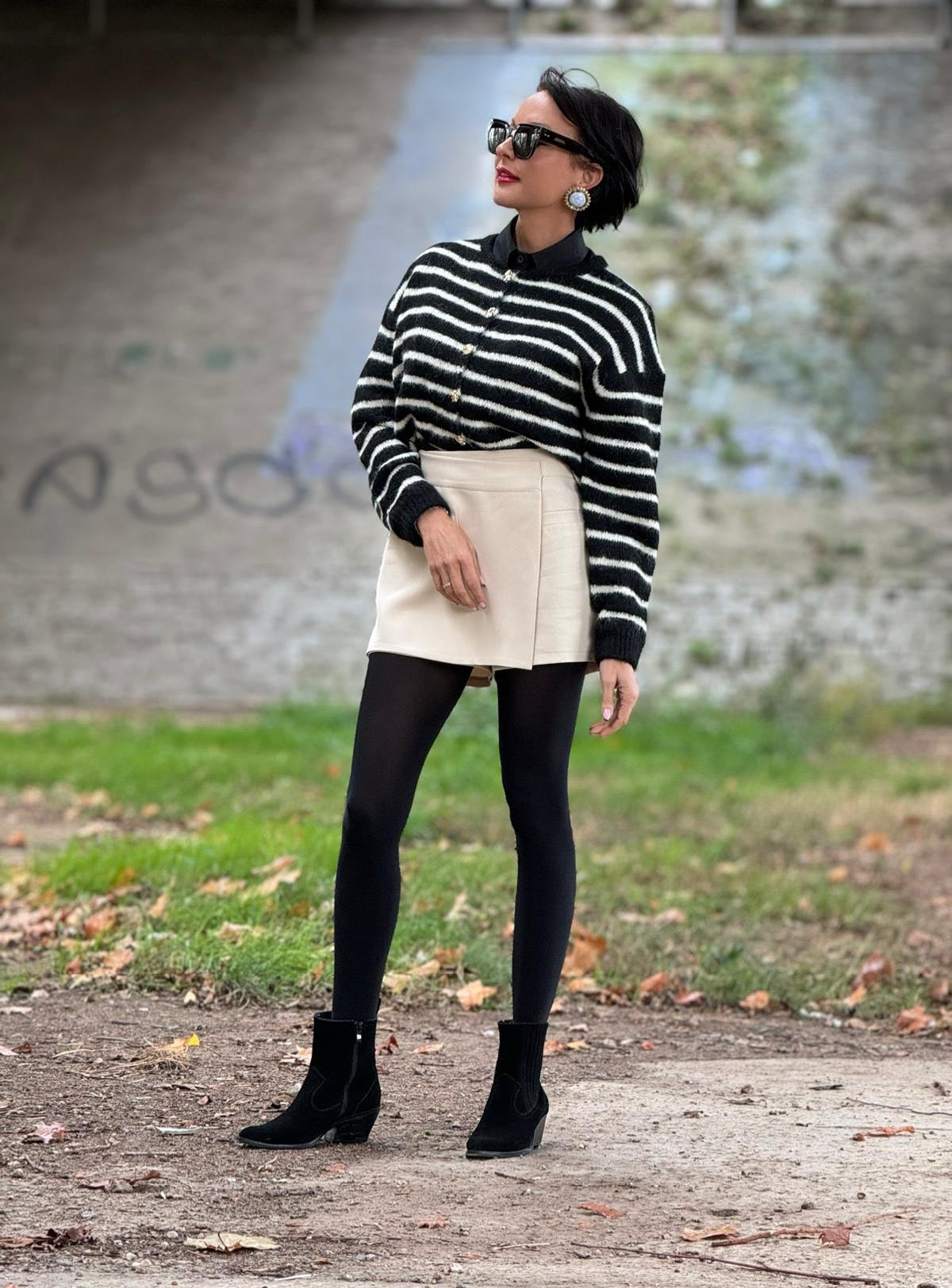 Short skirt Maris cream